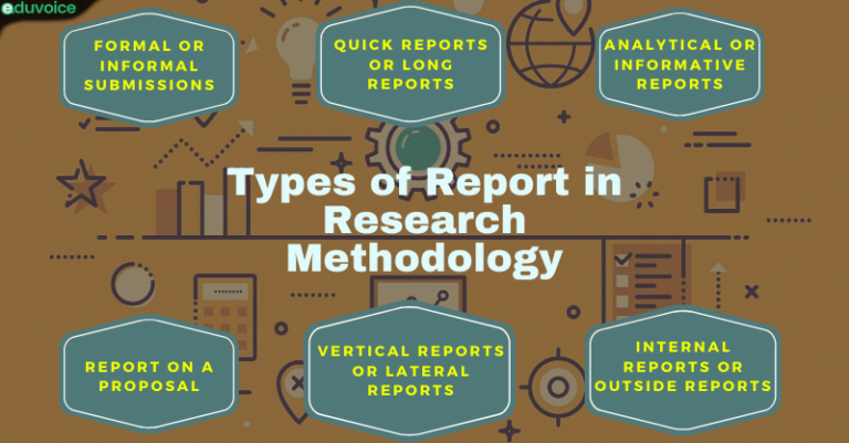 types of research report in research methodology