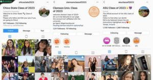 Instagram Accounts of Various Classes