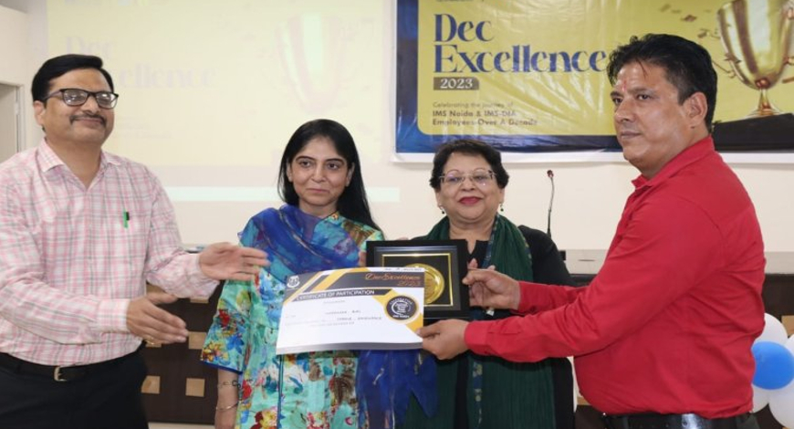 IMS Noida Felicitates Faculty Members