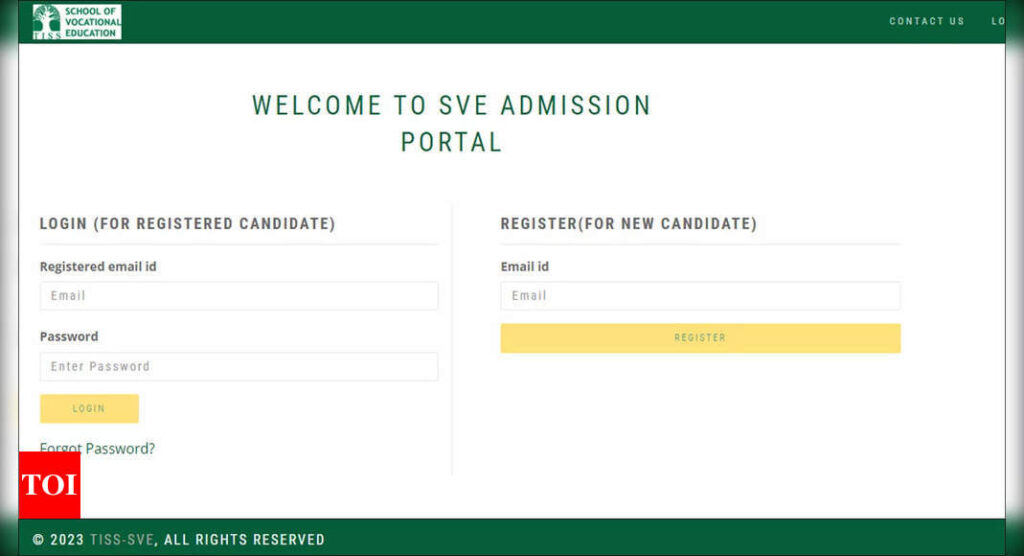 TISS Admissions 2023: Application for B.Voc Programmes begins on sve.tiss.edu