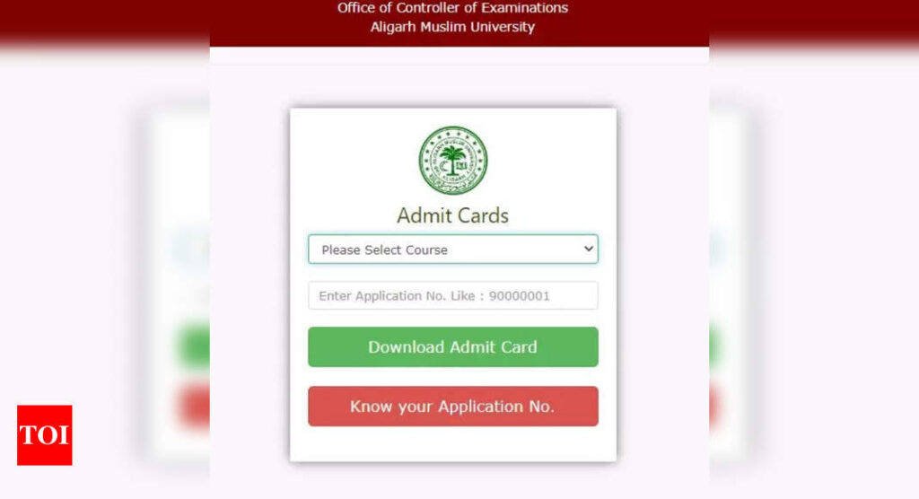 AMU Admit Card 2023 released on amucontrollerexams.com, direct link here