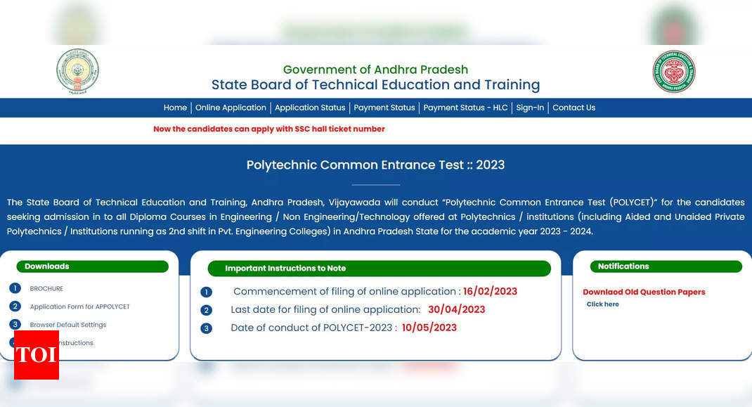 AP POLYCET 2023 Registration: AP POLYCET 2023 registration ends today on polycetap.nic.in, details here