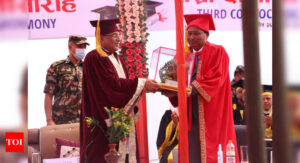 Far Western University Convocation 2023: Bareilly University vice chancellor felicitated by Nepal PM