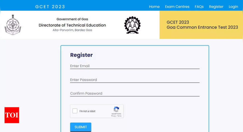GCET 2023 Registration: GCET 2023 registration begins at goacet.in, here's direct link to apply
