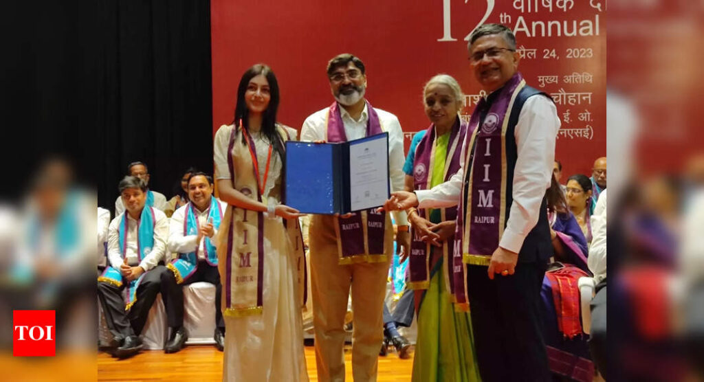 IIM Raipur holds 12th Convocation ceremony