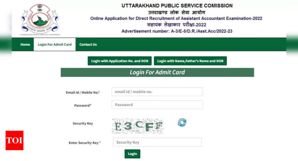 UKPSC Assistant Accountant Admit Card 2023 released on check direct link