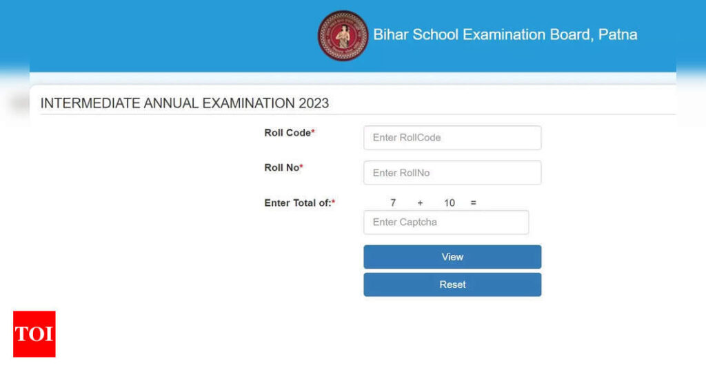 BSEB Bihar Board 12th Inter Compartment Result 2023 announced @ results.biharboardonline.com; Direct link here
