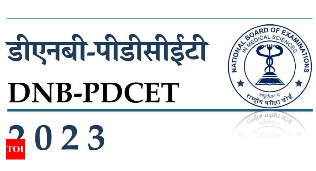 DNB PDCET Result 2023 tomorrow at nbe.ed.in, check details here