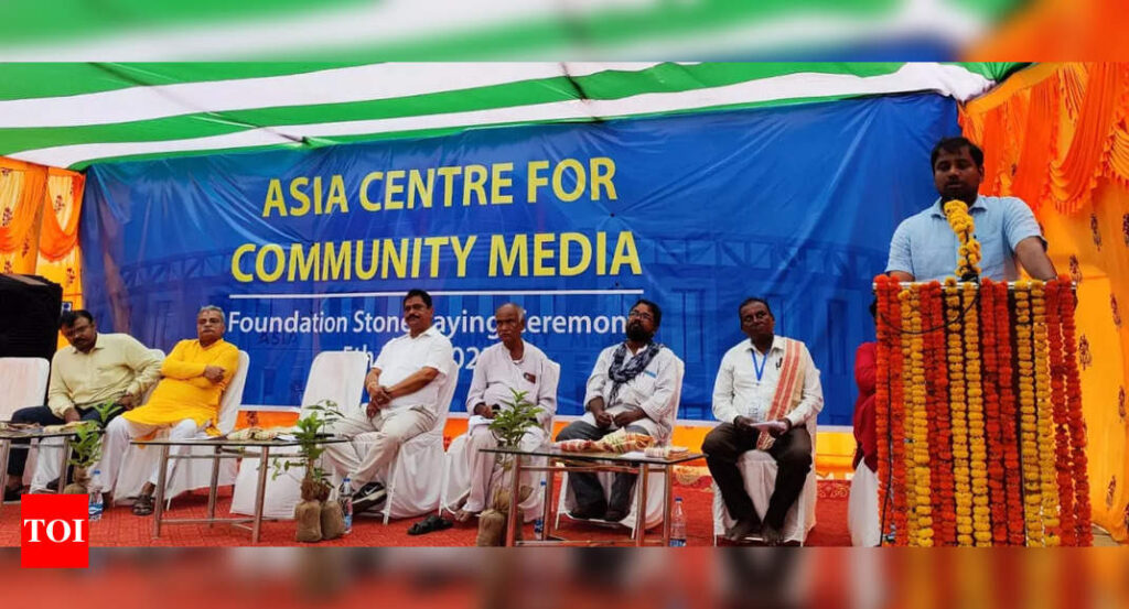 Foundation stone laid for Asia Centre for Community Media