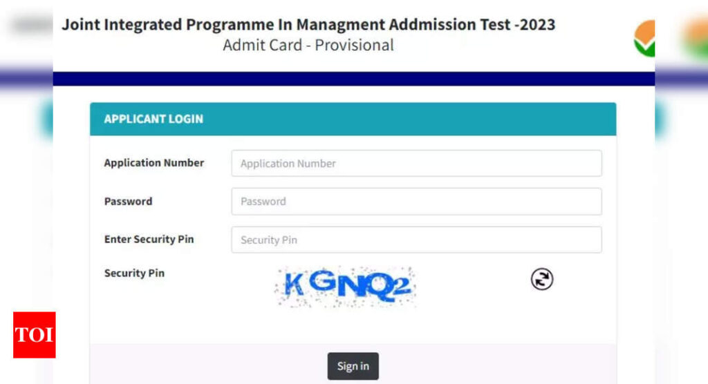 JIPMAT Admit Card 2023 released on jipmat.nta.ac.in, direct link to download