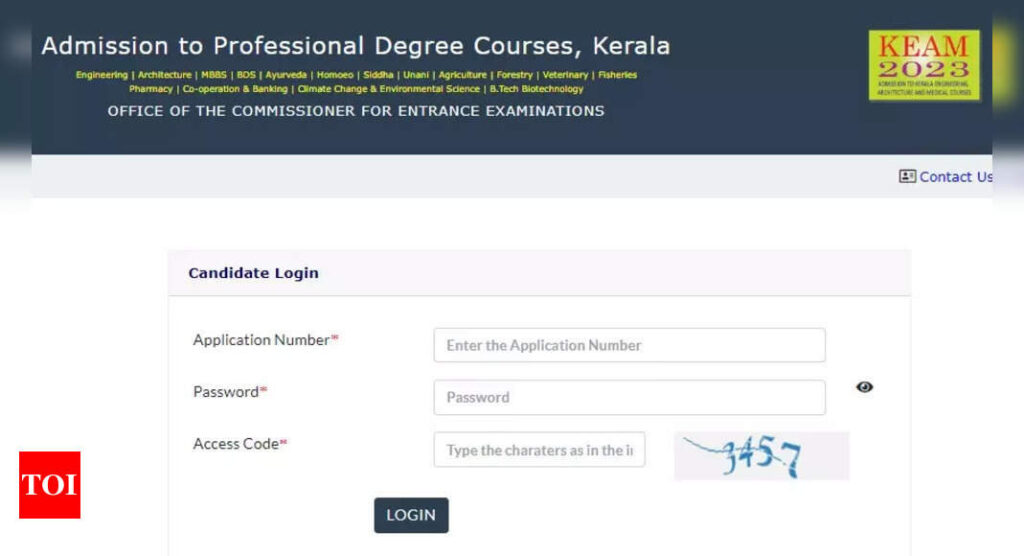 KEAM 2023 Admit Card released on cee.kerala.gov.in, direct link to download