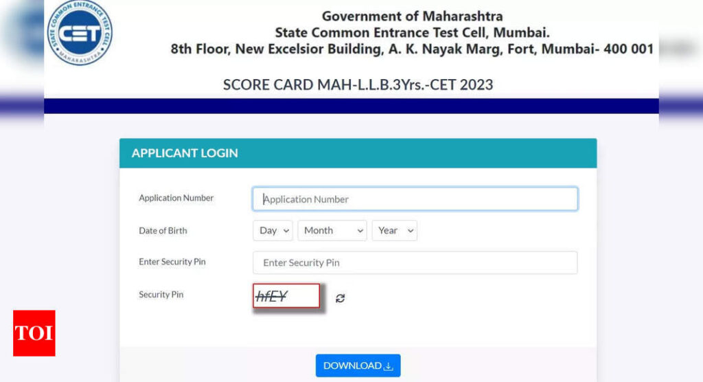 MAH LLB 3-Year CET Result 2023 declared on cetcell.mahacet.org; direct link here