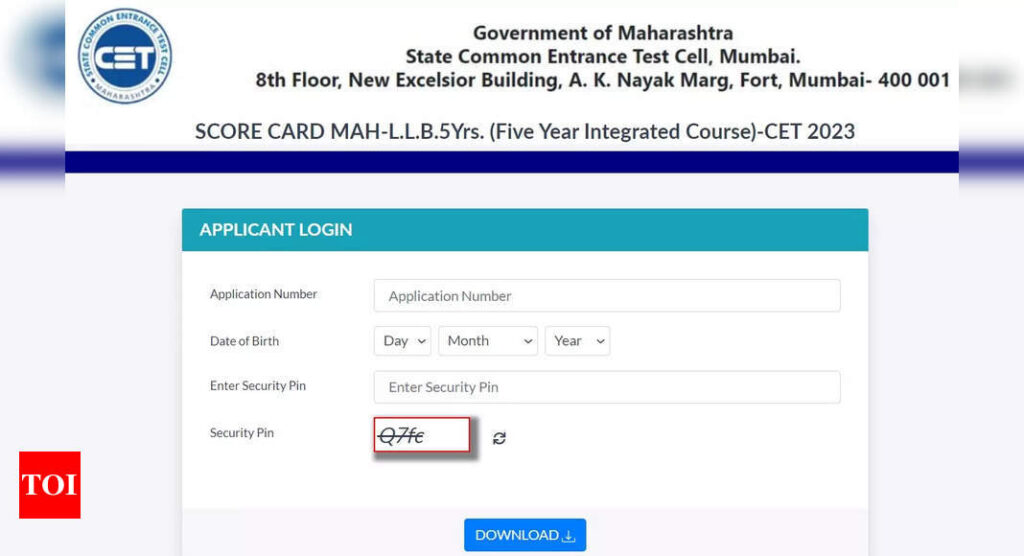 MAH LLB CET 2023 result declared on mahacet.org, result link here