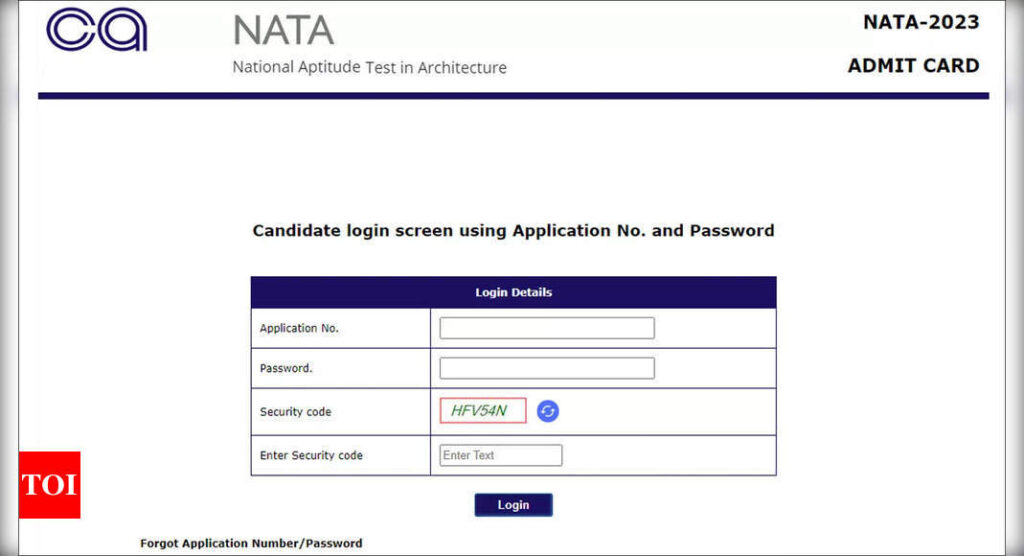 Second NATA Exam Admit Card 2023 released on nata.in; download here