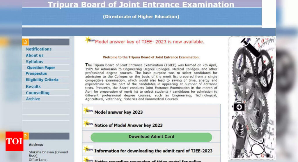 TBJEE 2023 Answer Key: TBJEE 2023 Answer Key released on tbjee.nic.in, objection window opens till May 3