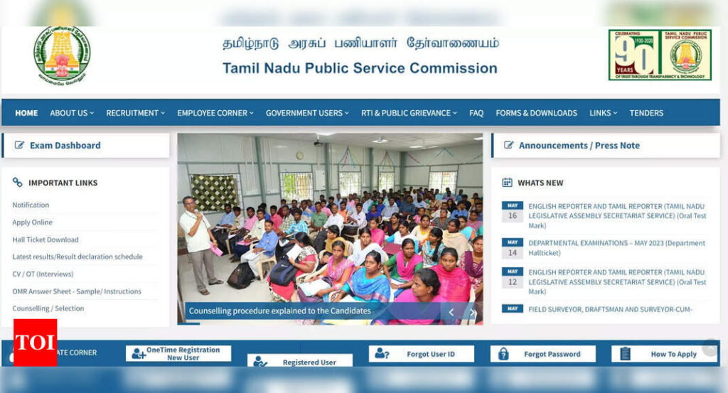 TNPSC Engineering Services 2023 admit card released on tnpsc.gov.in, download link here