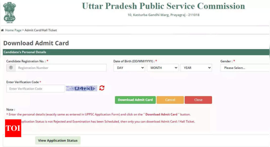 UPPSC Civil Judge Main Admit Card 2023 released on uppsc.up.nic.in, direct link to download