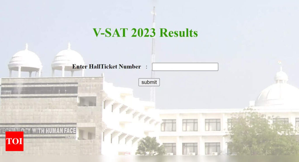 VSAT 2023 Result declared on vignan.ac.in, check details here
