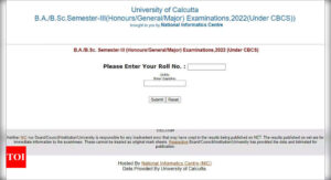 Calcutta University result 2023 for 3rd semester announced at wbresults.nic.in; Direct link here