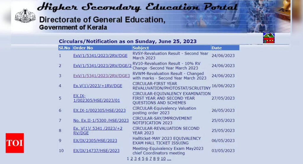 DHSE Kerala Plus Two Revaluation Result 2023 declared on dhsekerala.gov.in, result PDF here