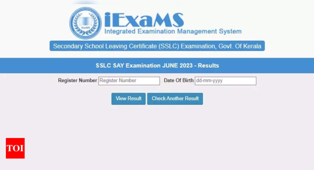 Kerala SSLC SAY Exam Result 2023 announced on sslcexam.kerala.gov.in, download here