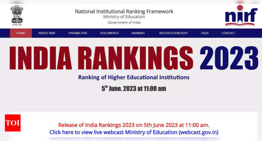 NIRF Ranking 2023: IIT Madras retains top position in overall ranking, check complete list here