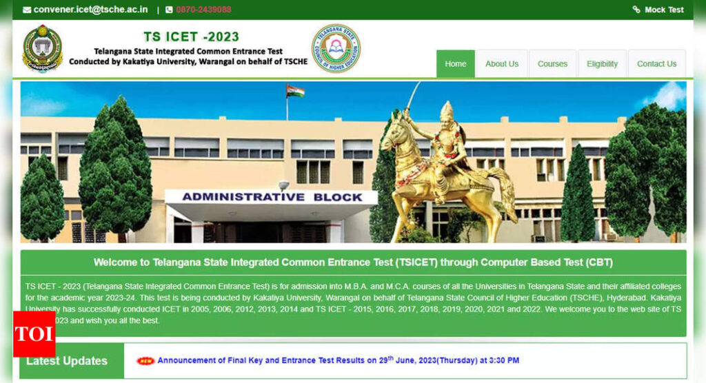 TS ICET 2023 results announced @ icet.tsche.ac.in; Direct link here