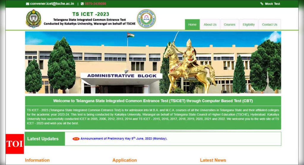 TS ICET Answer Key 2023 releases today at icet.tsche.ac.in