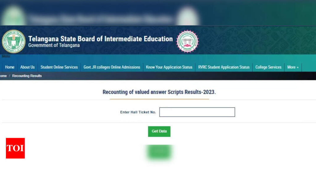 TS Inter Reverification, Recounting Results 2023 declared on tsbie.cgg.gov.in, how to download