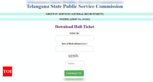 TSPSC Group 4​ Hall Ticket 2023 released on tspsc.gov.in, direct link to download