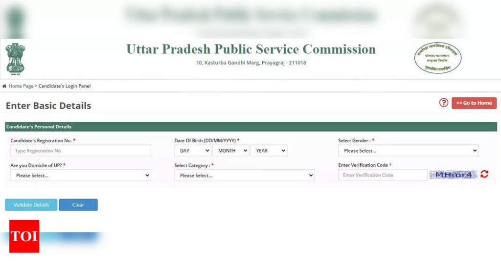 UPPSC PCS Main 2023 registration process begins on uppsc.up.nic.in, apply here